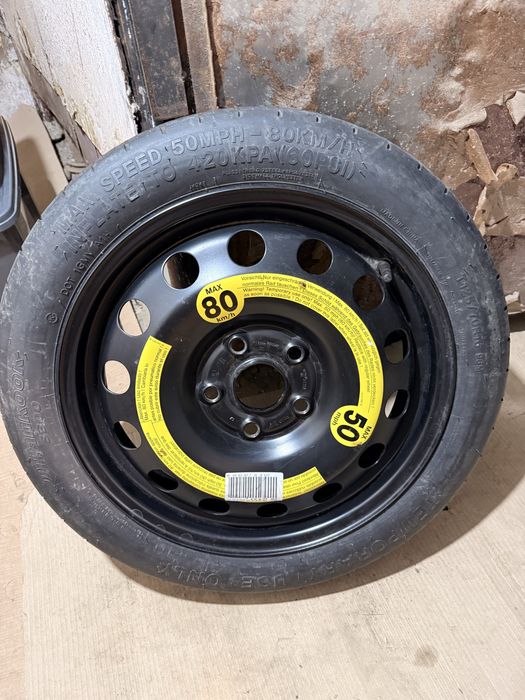 Roata rezerva slim 125/70 R16 5x112 central 57.1 VW Skoda Seat Audi