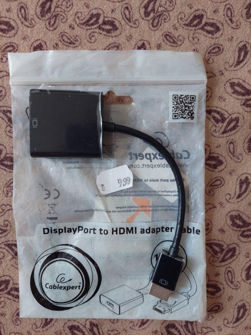 Дисплей порт адаптор към HDMI