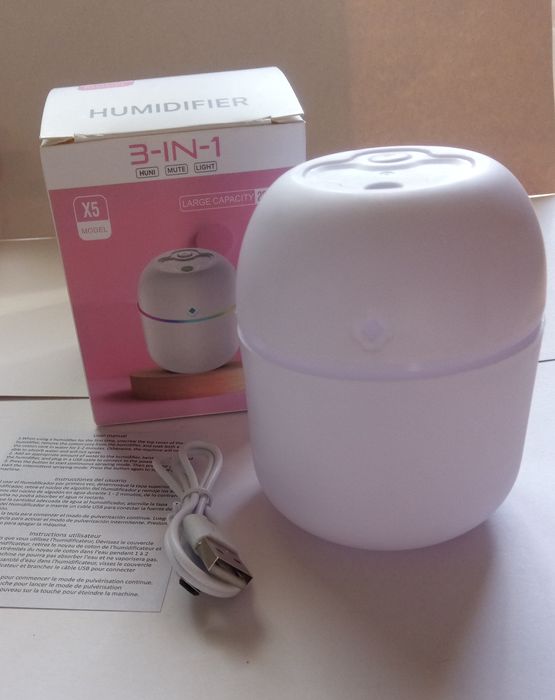 Нов овлажнител в бяло