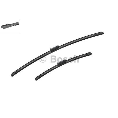 Set stergatoare AeroTwin Bmw X1 (F48), 06.2015-; Citroen C3 Aircross, 10.2017-; Opel Crossland X, 03.2017-; Seat Ibiza, 10.2017-; Seat Leon (5f), 11.2012-, Fata, Stanga + Dreapta, BOSCH