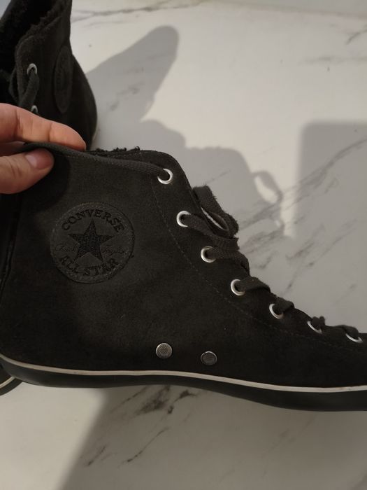 Converse ghete îmblănite,piele întoarsă, 41