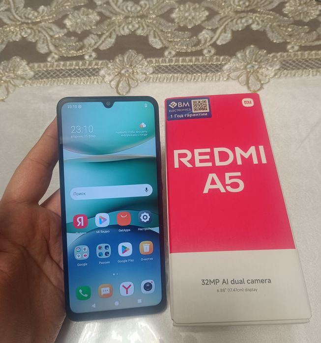 Xiaomi Redmi A5 64GB Black 2025 Karobka Holati Yaxshi Yengi Model 2025