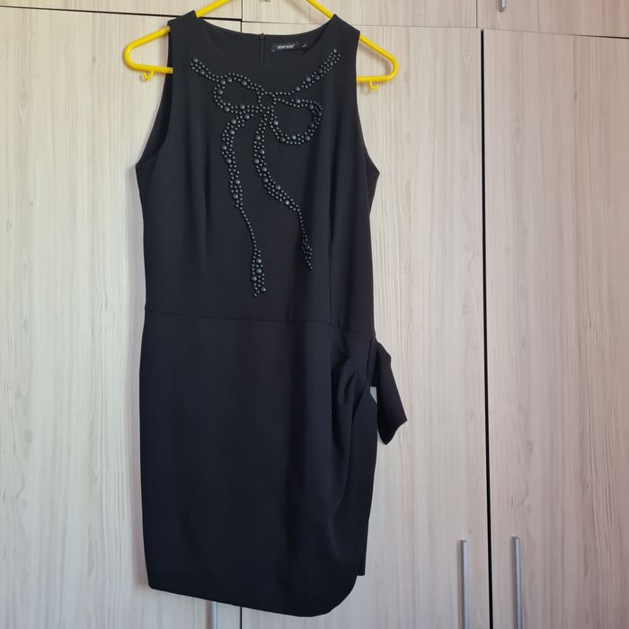 DENNY ROSE черна дамска рокля , размер L