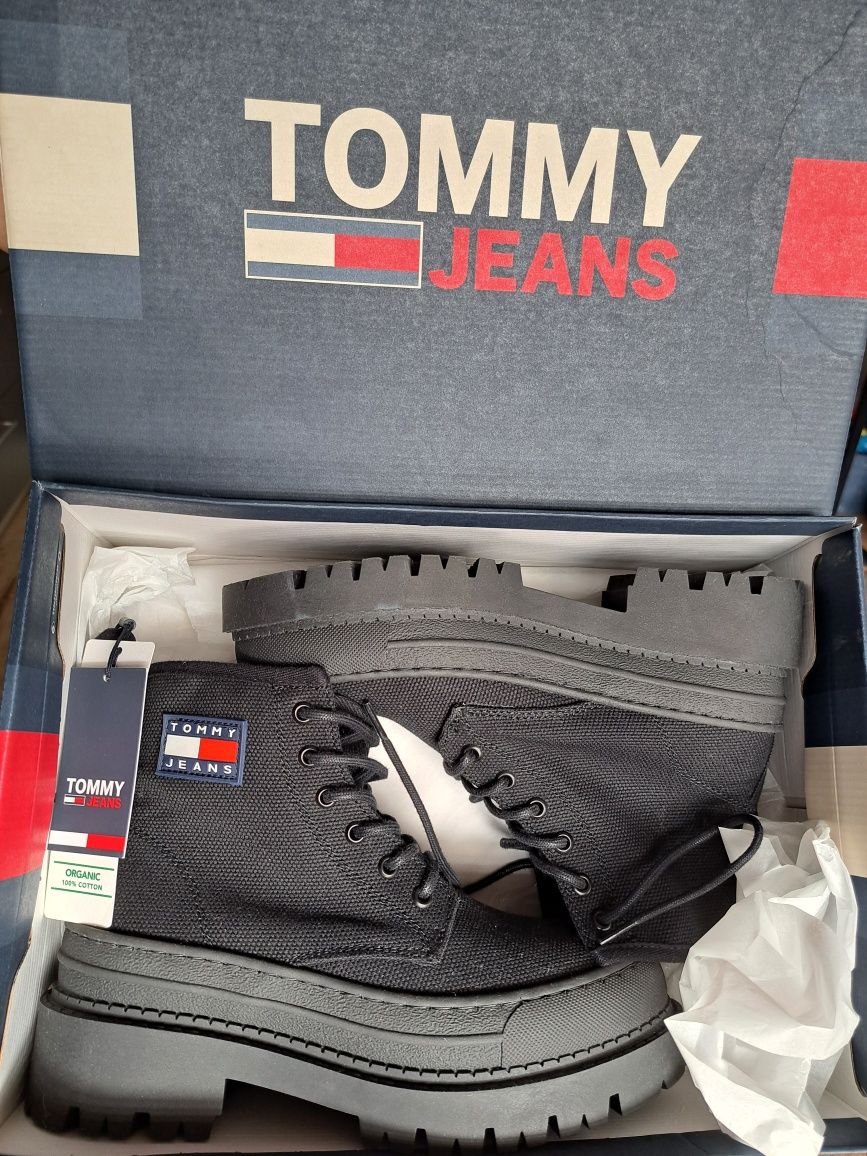 Нови дамски боти Tommy Jeans Foxing Boots 37-ми номер