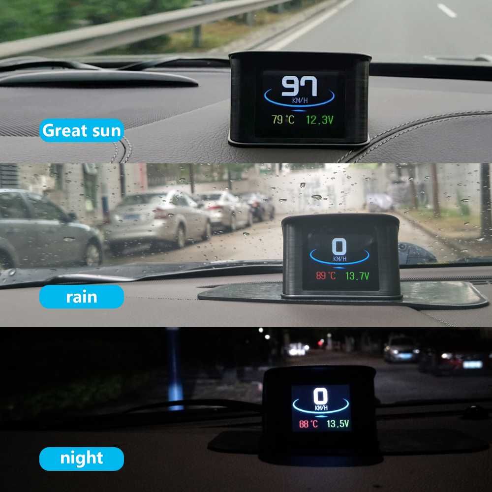 Модель: P10 - OBD2 спидометр тахометр
