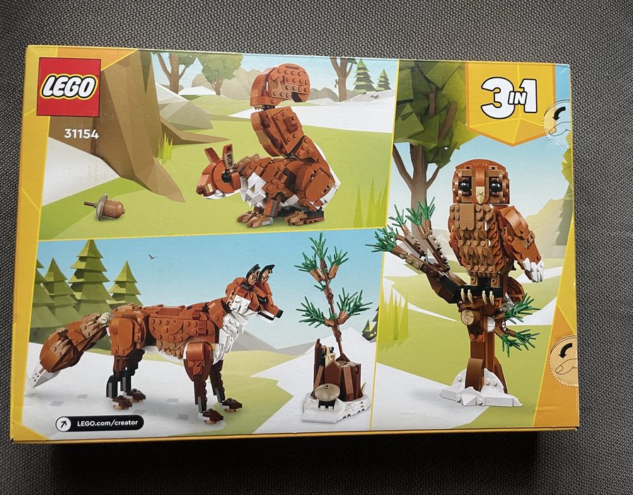 Lego 3 in 1 Creator 31154 : Animale din padure