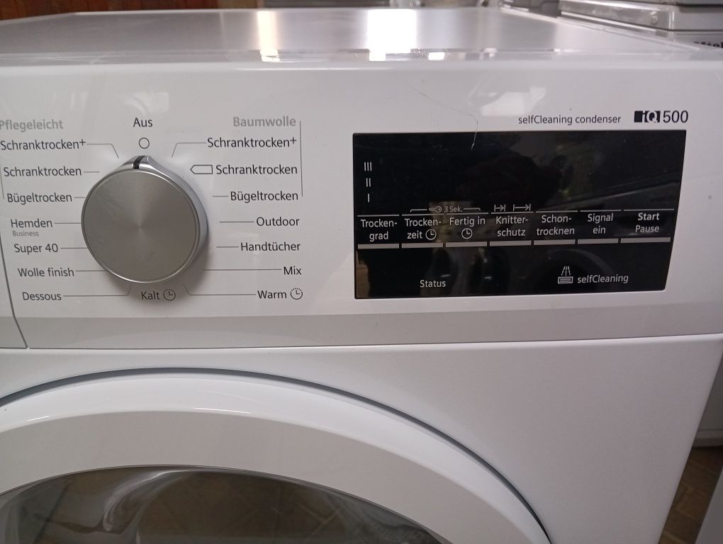 Сушилня с термопомпа Сименс Siemens IQ 500 A+++ 8кг 2 години гаранция!