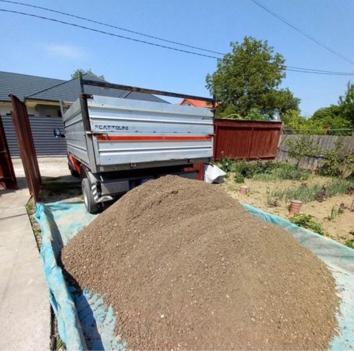 Nisip Piatra concasata Balastru Pamant vegetal