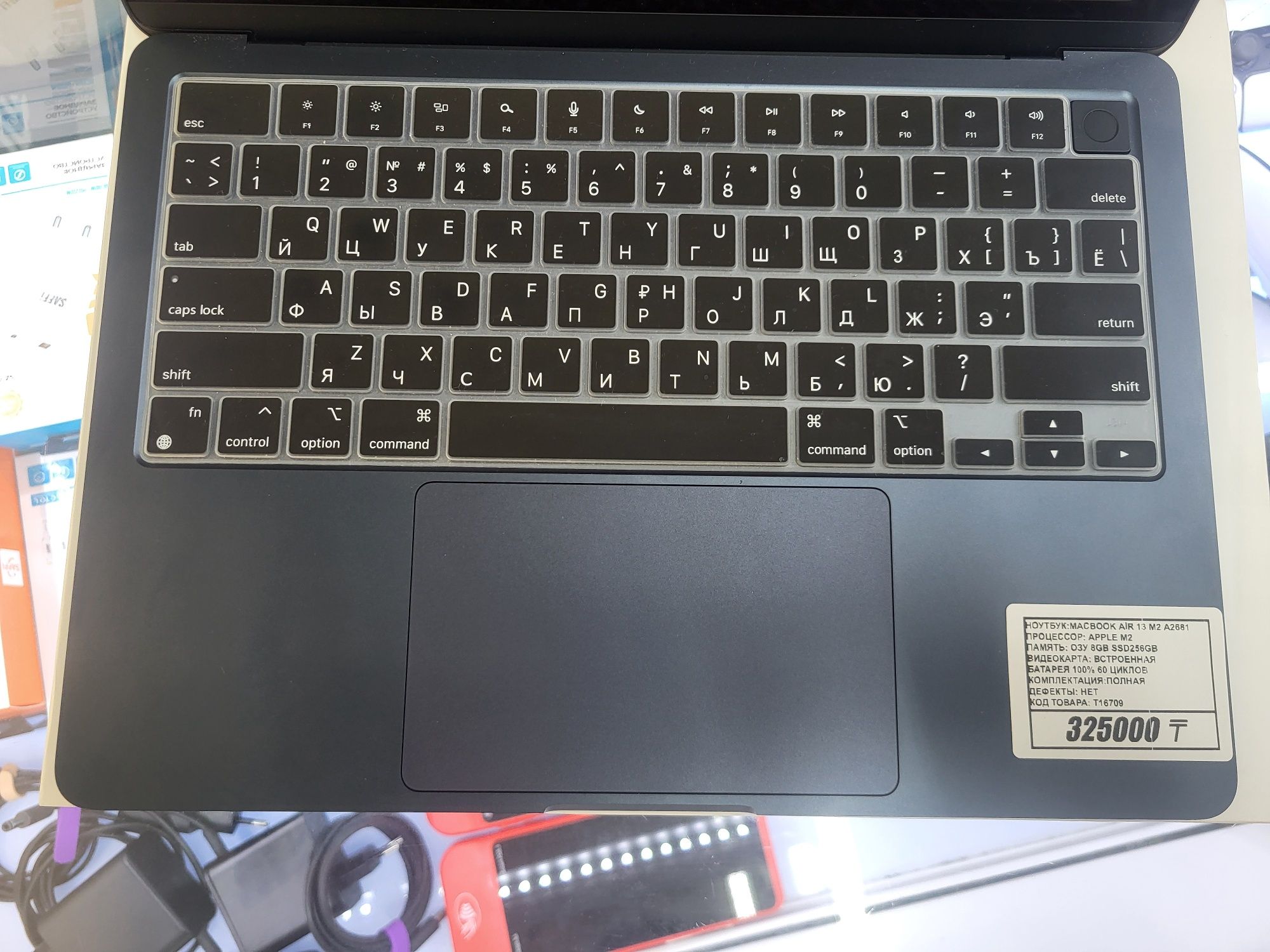 Macbook Air 13 M2 A2681 аккумулятор 100% 60 циклов