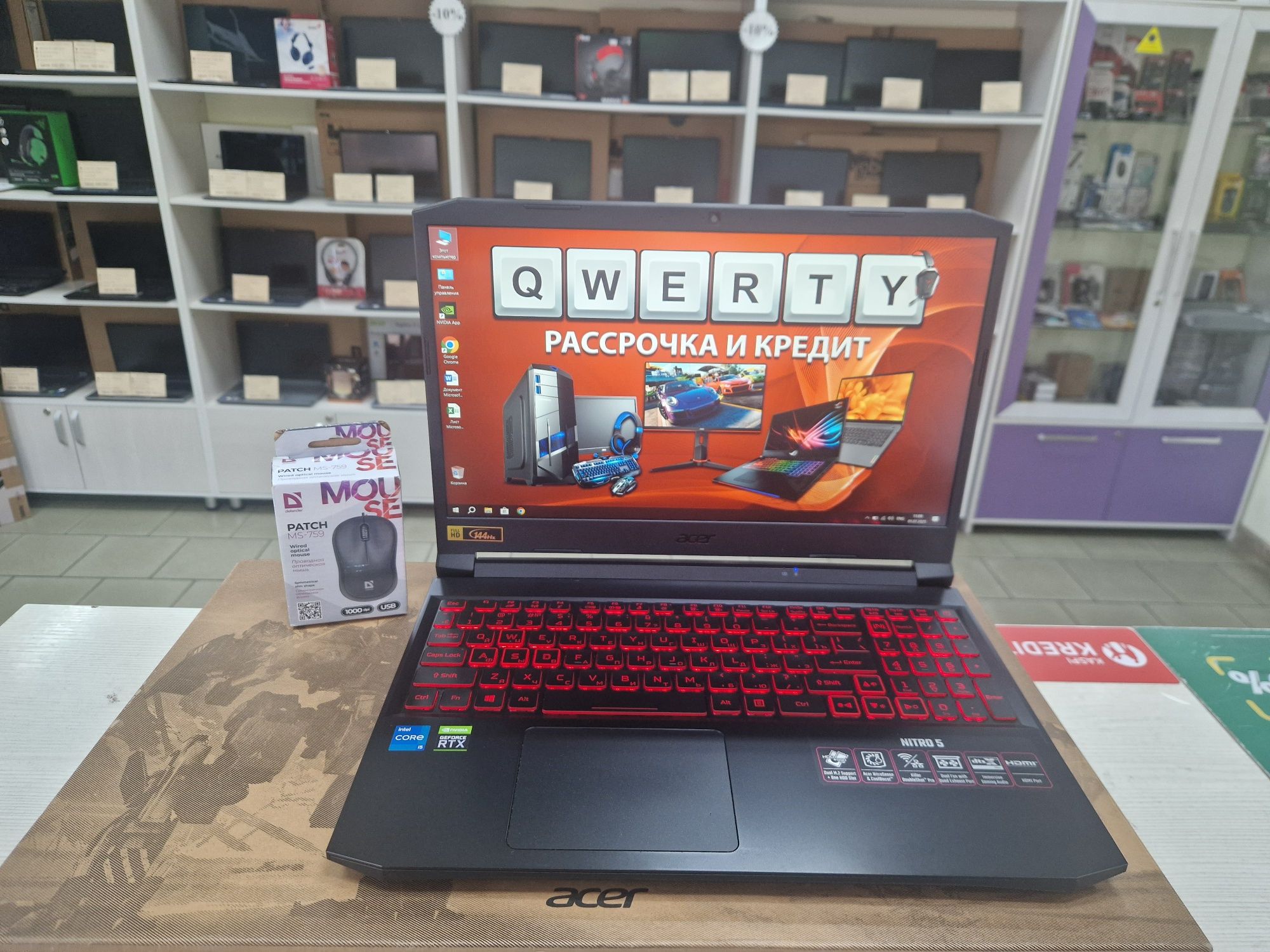 Acer Nitro 5 (Core i5-11 Gen, 16 Gb DDR4, RTX 3050 4 gb)