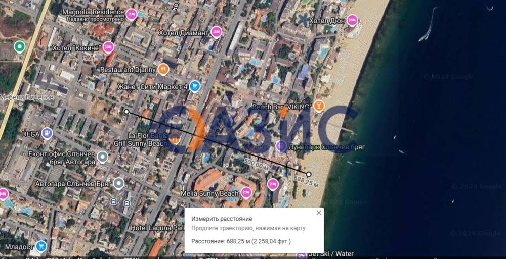 Продава се Двустаен апартамент в к.к. Слънчев бряг - 67 кв.м за 1150 €/кв.м - Снимка #11