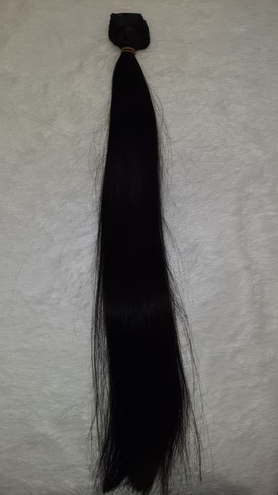 Волосы на заколках натуральные