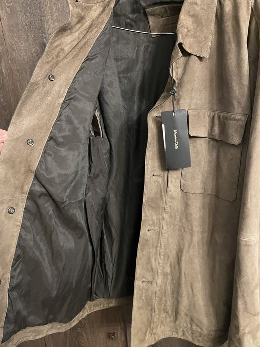 geaca piele Massimo Dutti
