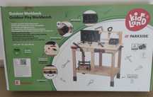 Детска дървена градинска работна маса Parkside