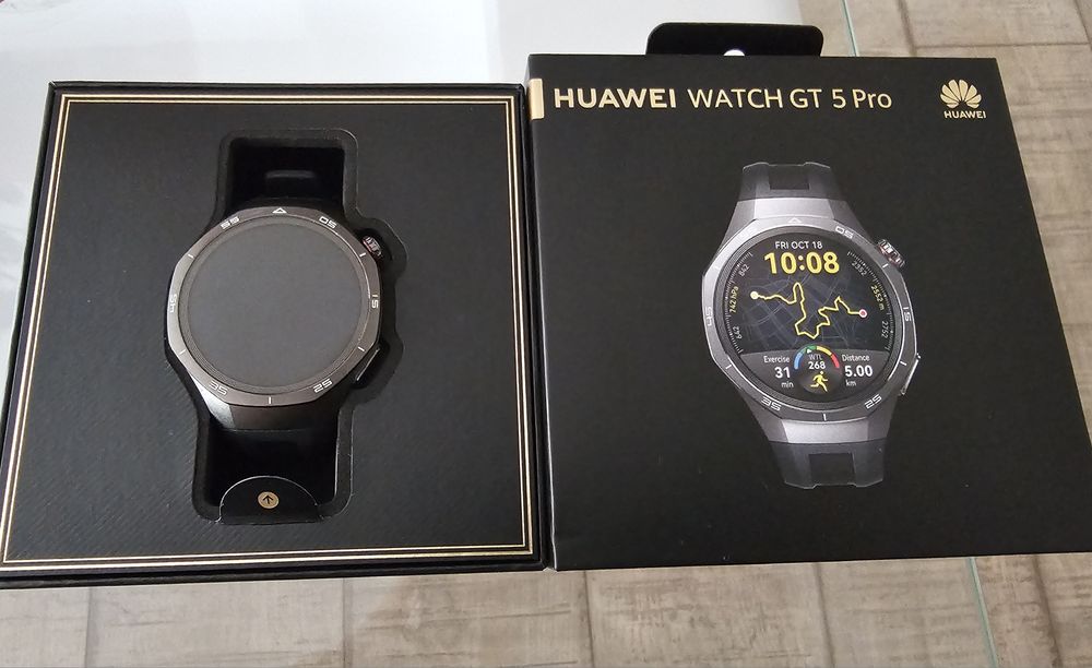 Smartwatch Huawei Watch GT 5 Pro, 46MM, Tarnish Titanium Case
