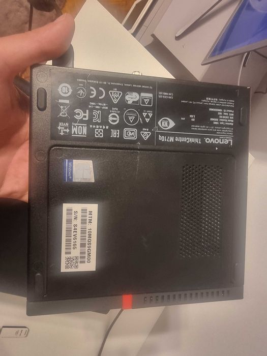 mini pc lenovo thinkcenter m710q i3 6100t 8gb ddr4 nvme 256gb