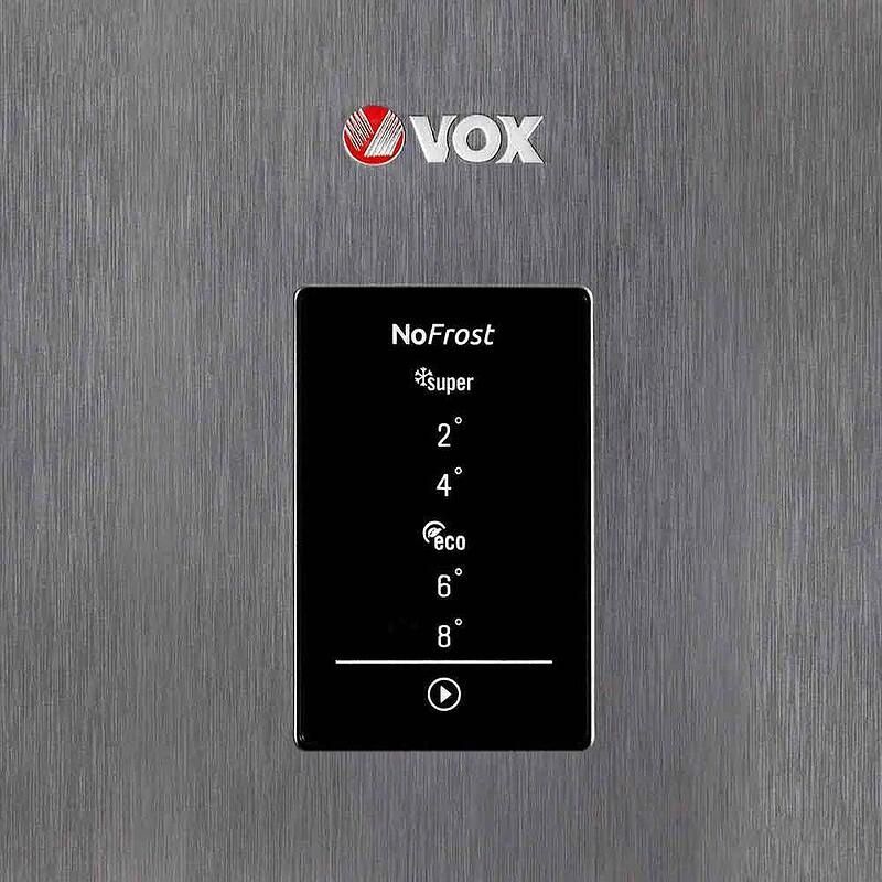 Нов хладилник с фризер, с диспенсър No Frost Vox 201 см