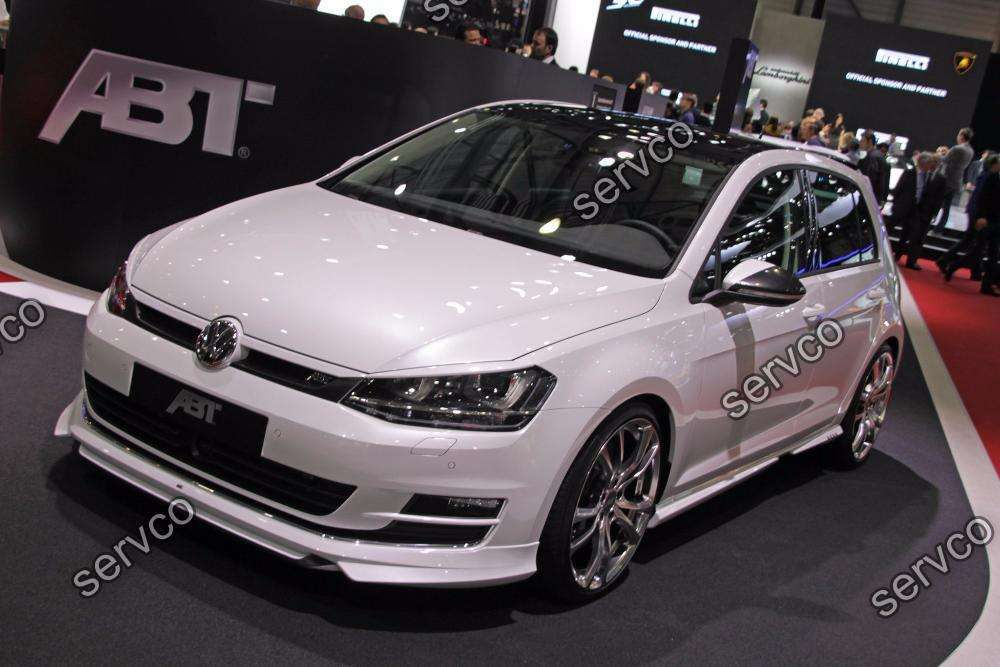 Prelungire spoiler tuning bara fata VW Golf 7 Mk7 ABT 2012-2016 v2