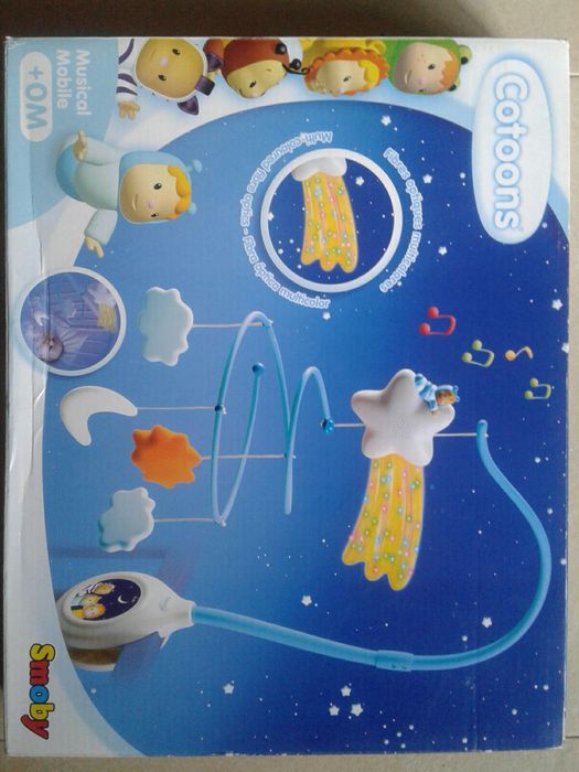 Cotoons Smoby carusel muzical - lumini, sunet si miscare, nou,de cadou