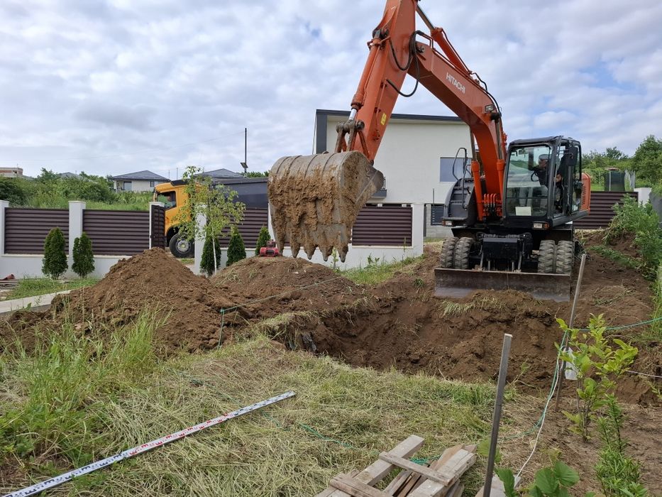 Miniexcavator , buldoexcavator ,dumper de inchiriat