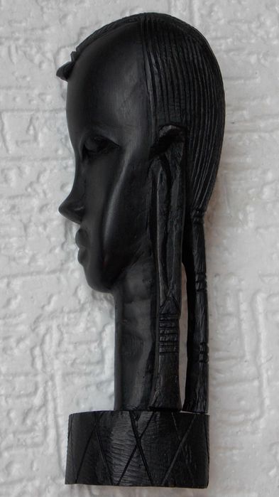 statueta sculptura lemn abanos arta africana antichitati statuie