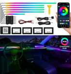 Bandă luminoasă acrilică LED pentru interior auto