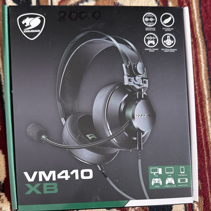 Игровые проводные наушники Cougar VM 410xb