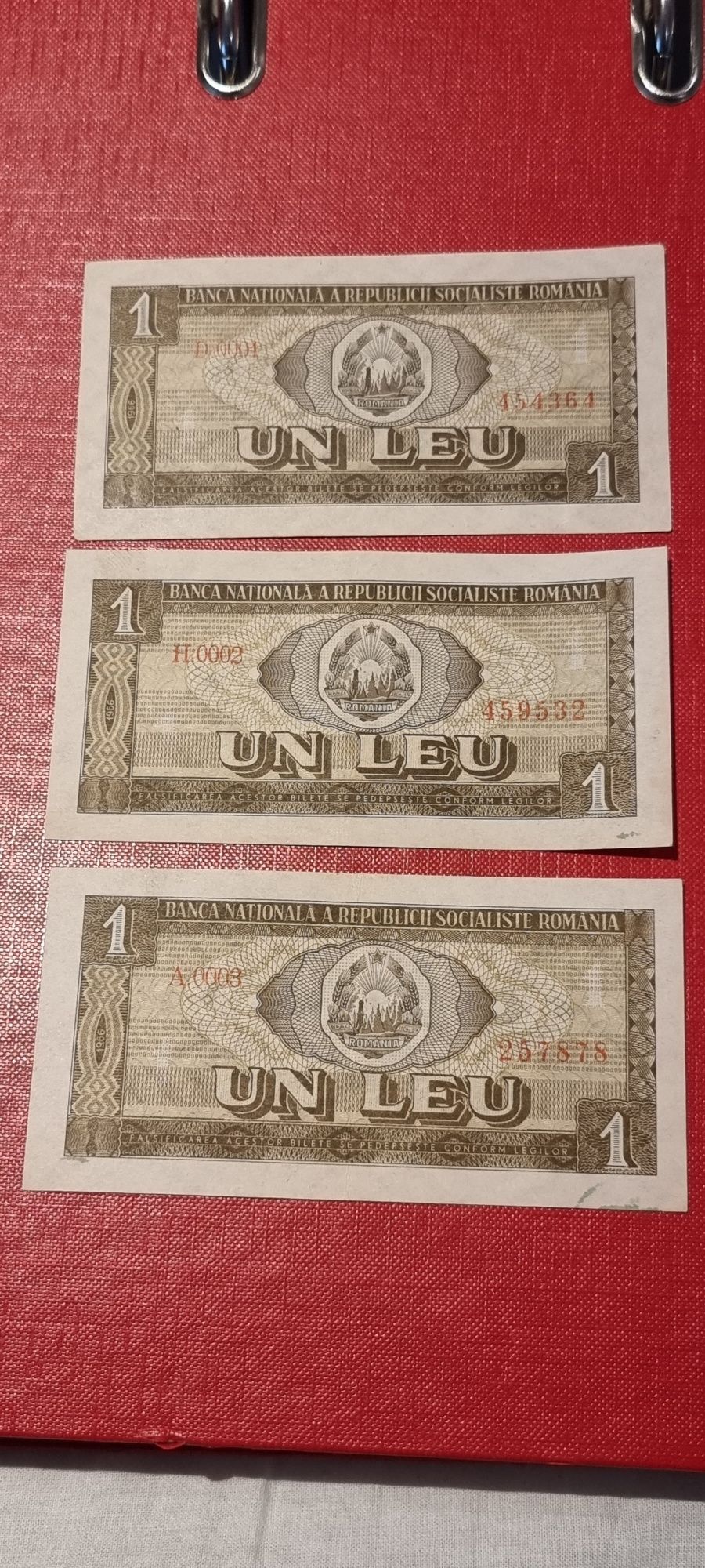 Bancnota 1 leu 1966 xf