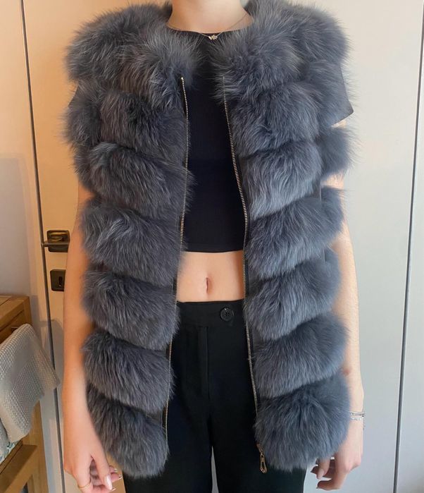 Vesta din blana 100% naturala