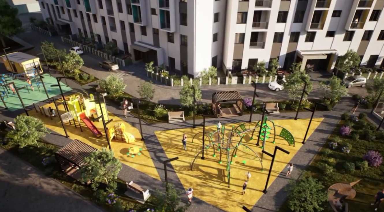 ЖК Fayzli hayot. 1-комнатная, 38 м². г. Ташкент, ТРЦ "Компас"