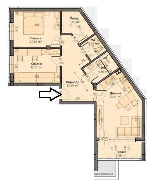 Продава се Тристаен апартамент в Варна, Виница - 109 кв.м за 1040 €/кв.м - Снимка #1