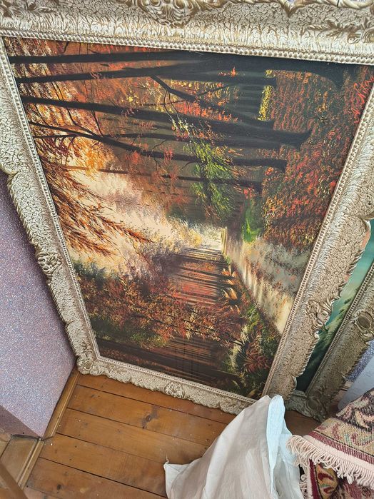 2 tablouri peisaje 150cm x 100 cm