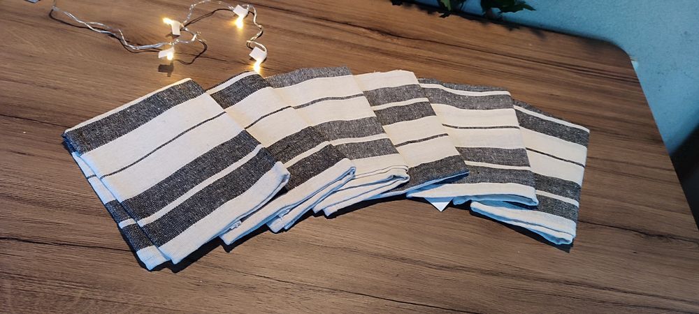 Set de 6 prosoape de  bucătărie, bumbac, 60/45