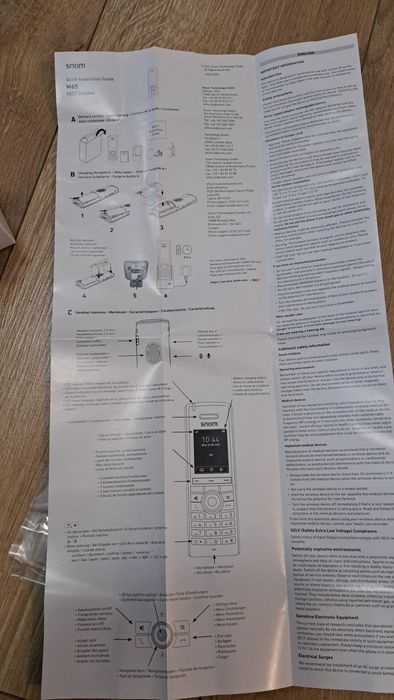 SNOM telefon fără fir