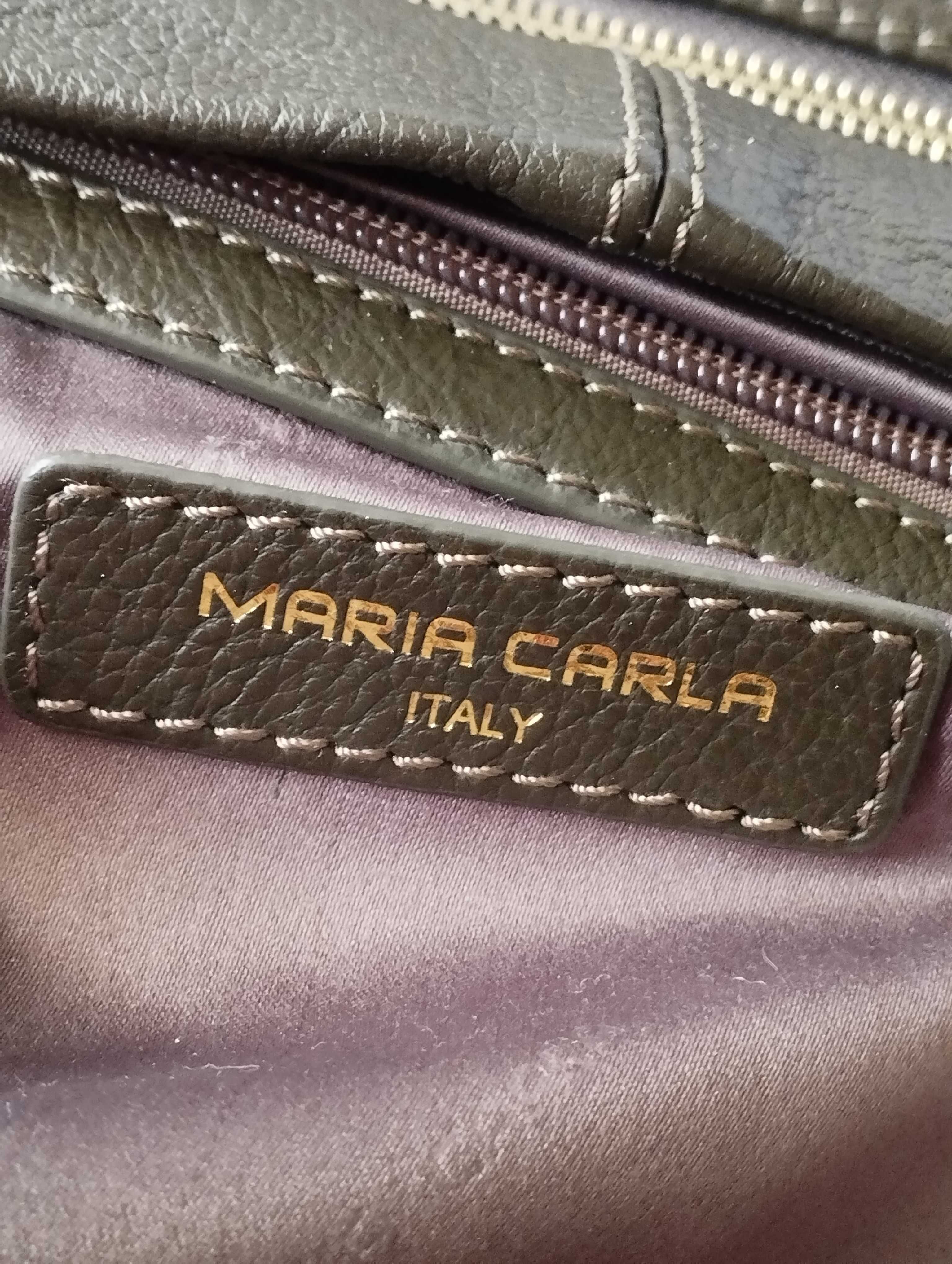 MARIA KARLA-ITALY естествена кожа голяма дамска чанта
