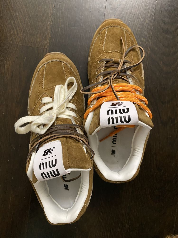 Sneackers Miu Miu & New Balance noi 38