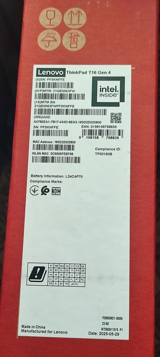Lenovo Thinkpad T16 gen 4