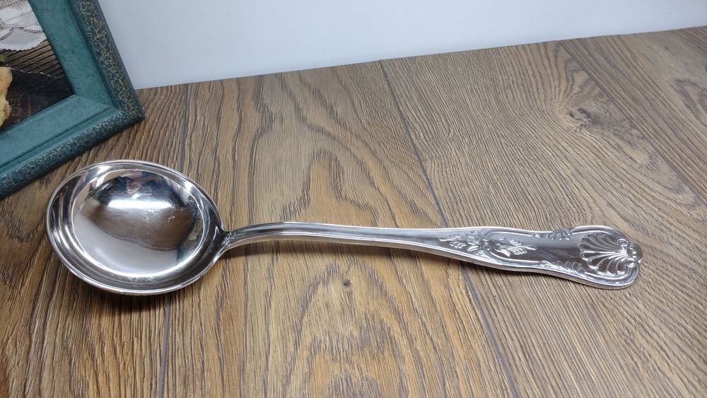 Голям посребрен черпак 31,5 см.