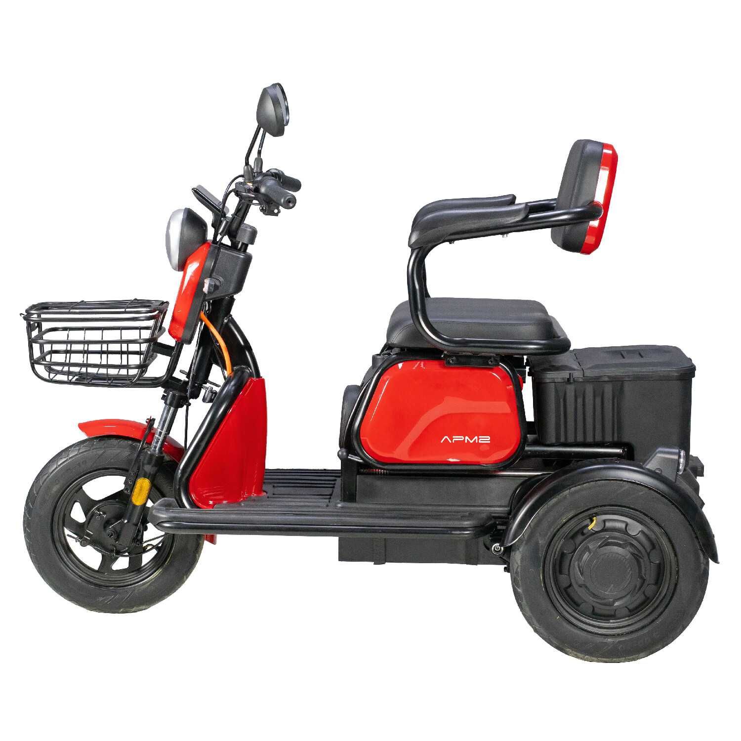 Triciclu electric fara permis,2-3 locuri,autonomie 36 Km,  APM2 -RATE
