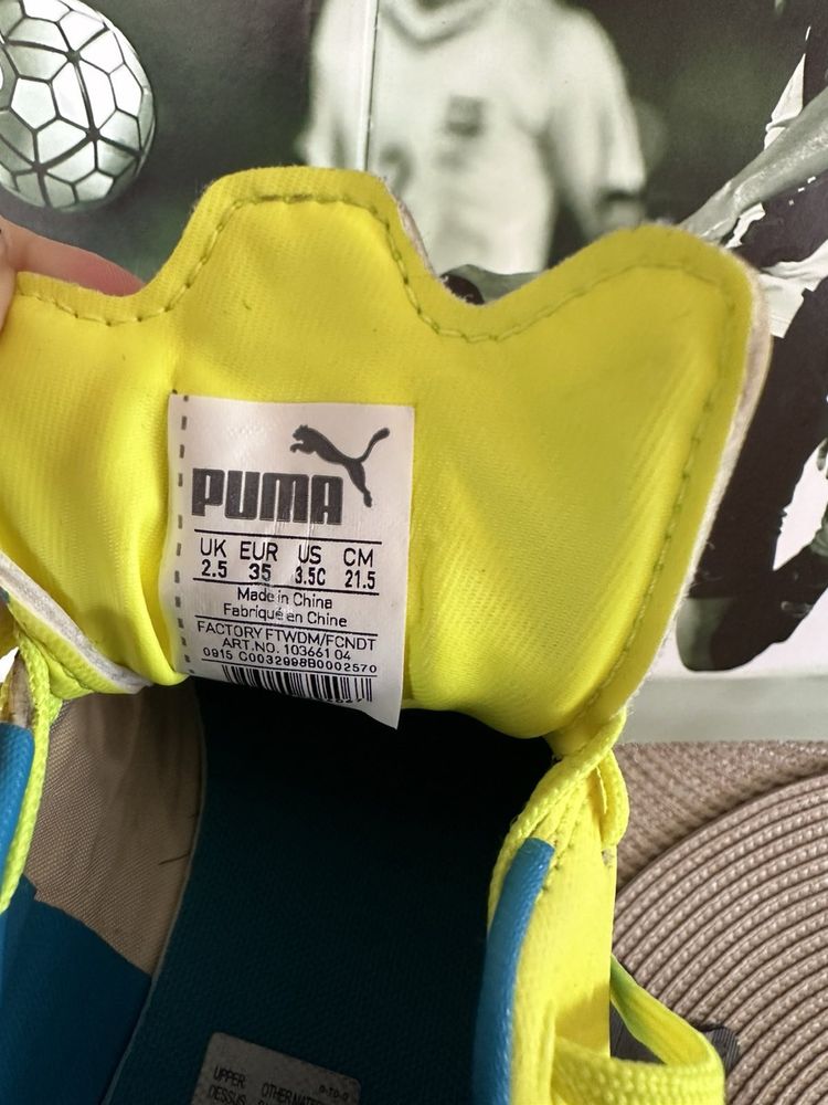 Почти нови бутонки PUMA Evospeed 4 FG JR