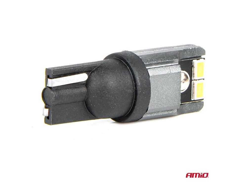 Крушки AMIO CANBUS LED 4SMD T10 W5W W10W 12-24V