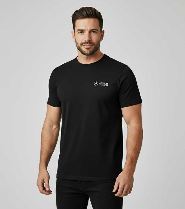 Mercedes AMG F1 Small Logo - Оригинална мъжка тениска