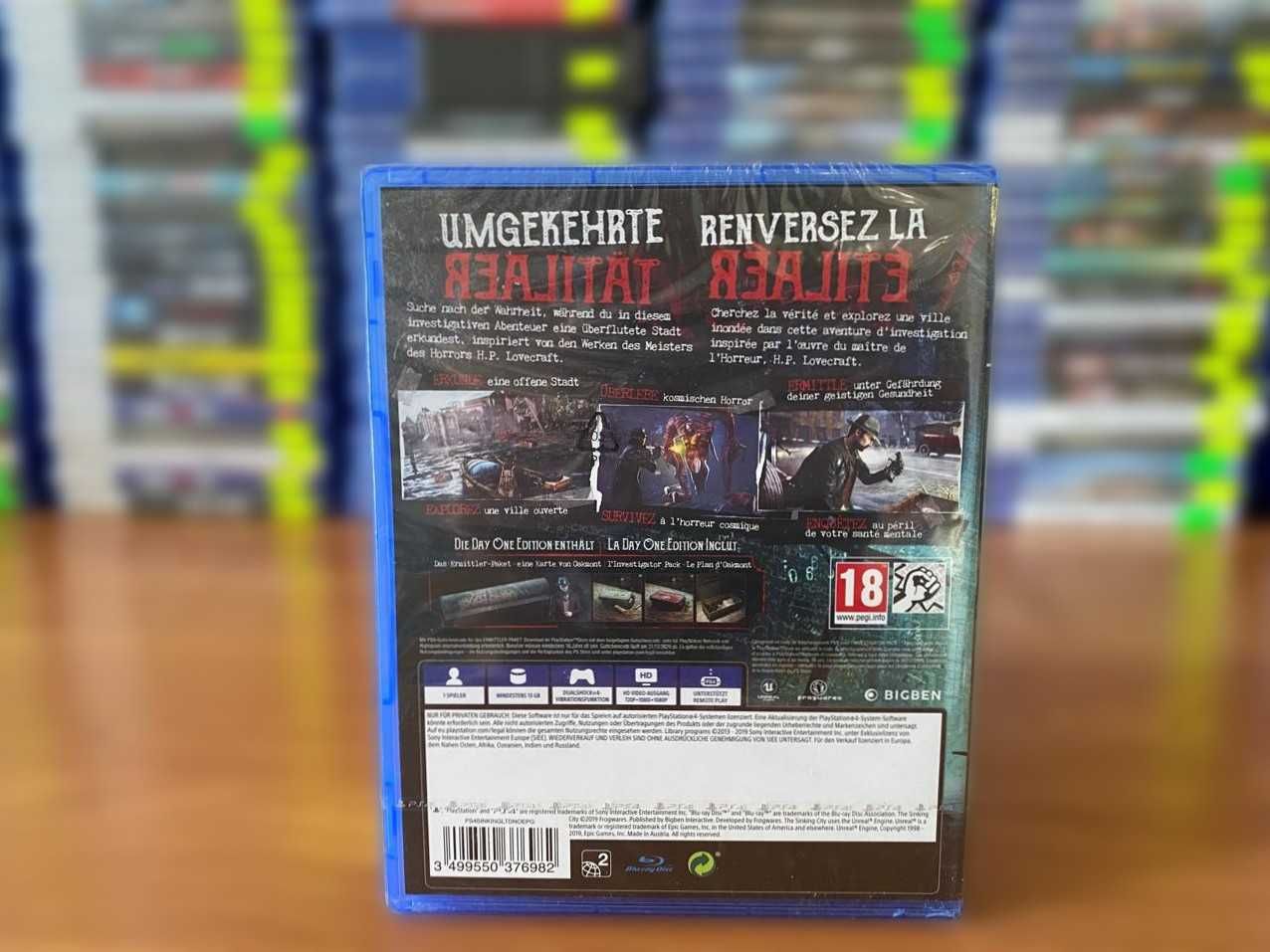 НОВЫЙ The Sinking City Day One Edition PS4/PS5 Много Игр