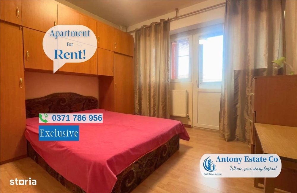 Apartament de inchiriat, 2 Camere, Decomandat, Rogerius, Oradea