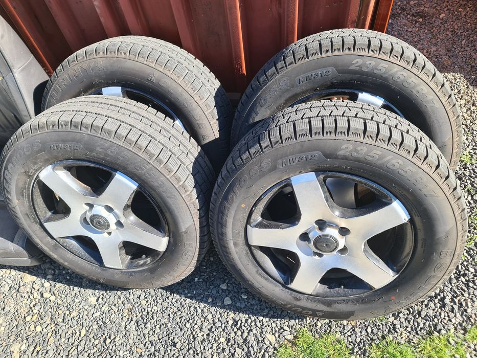 Jante aliaj originale Touareg r17 cauciucuri noi iarnă M+S 235/65/17