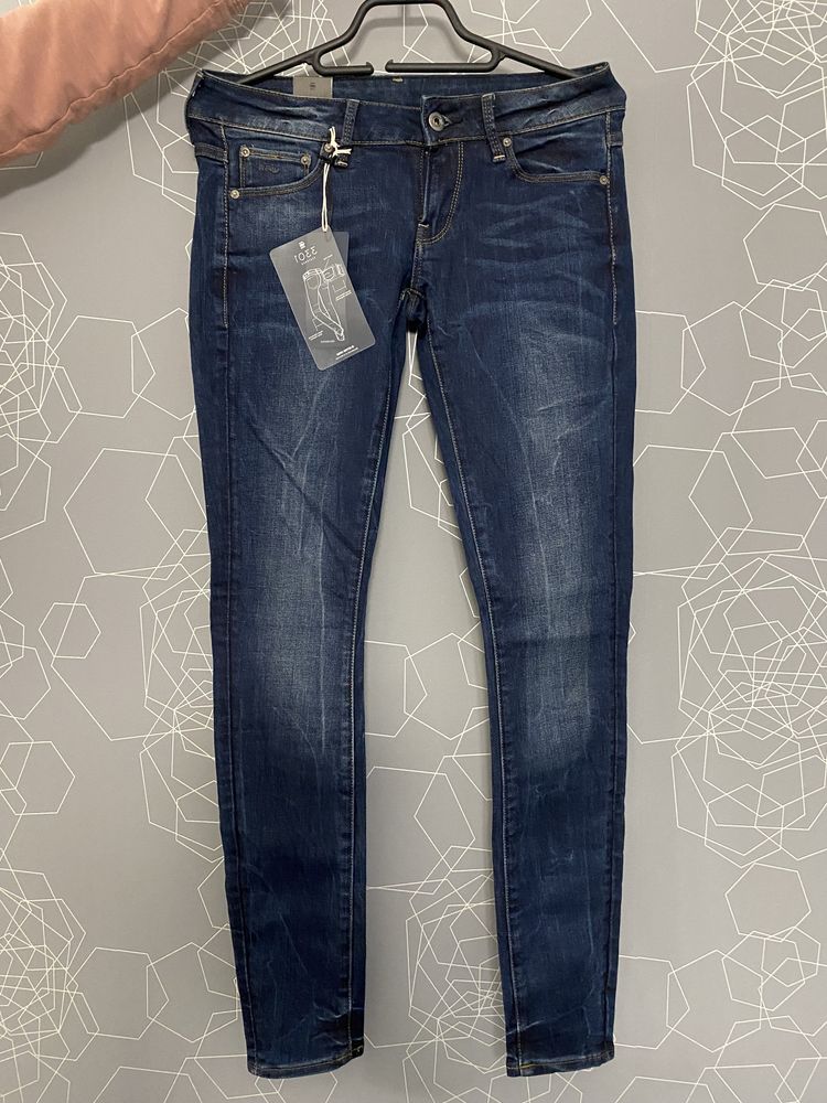 НОВИ ОРИГИНАЛНИ Дамски/Женски Дънки G-star raw 3301 Low Skinny W26/L30