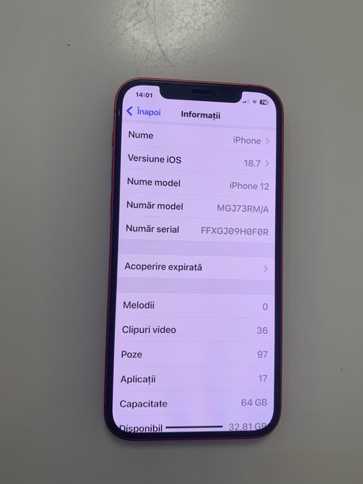 Vand iphone 12 red