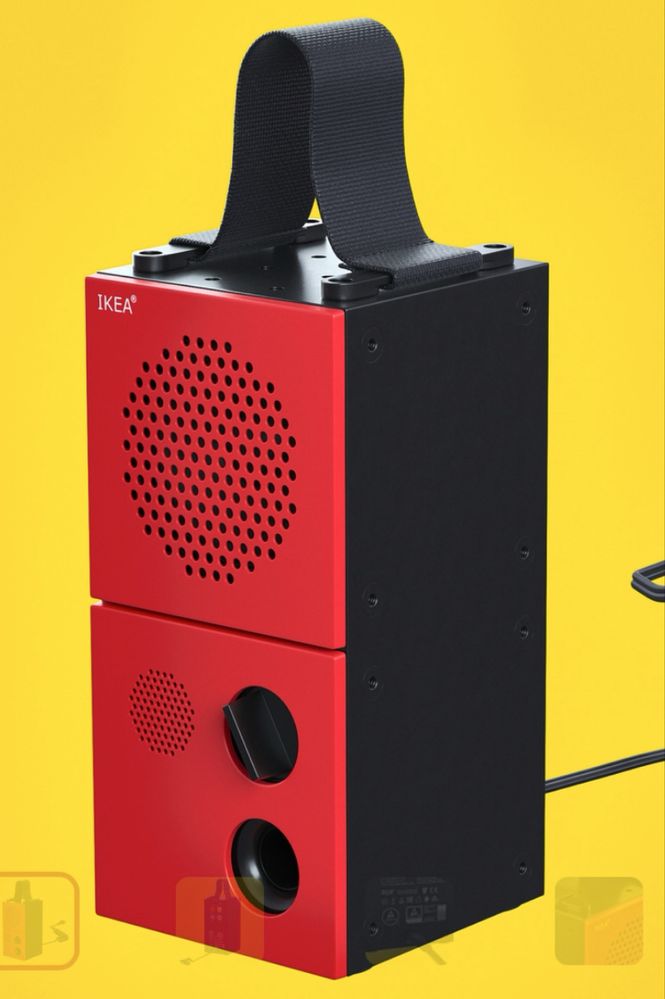 Ikea Teenage Engineering Frekvens Bluetooth високоговорител 4x8” 2020