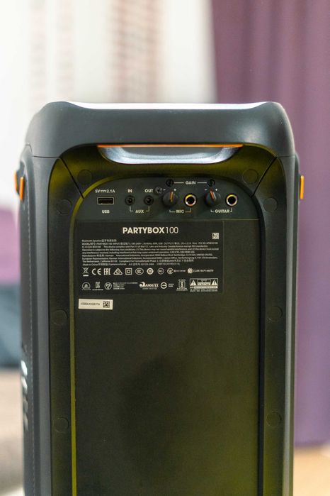 JBL PartyBox 100 | 160W | Sunet Puternic | Jocuri de lumini