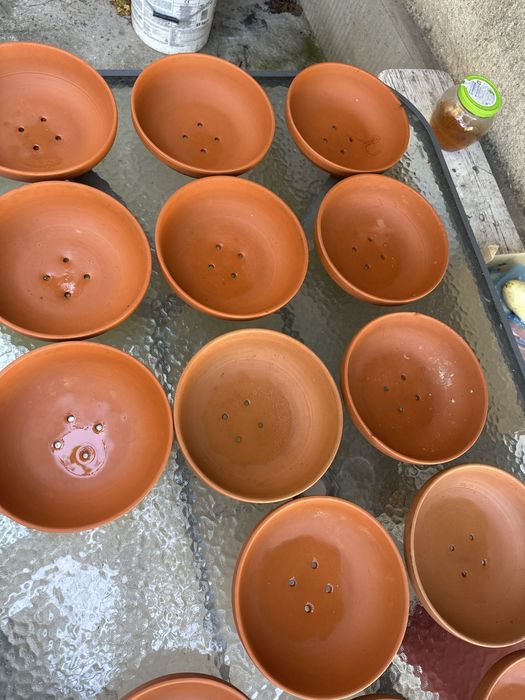 Porumbei voiajori cuibare ceramica si gratare